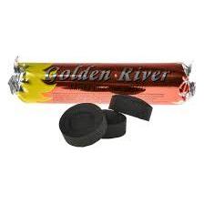 Golden River Long Burning Charcoal 33mm (1 pack of 10 rolls)