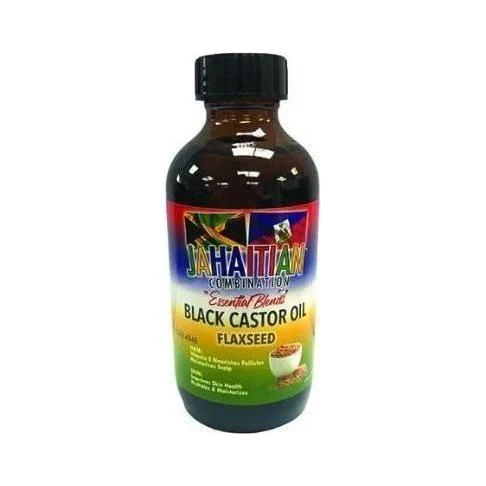 Jahaitian Combination Black Castor oil Flaxseed 4oz
