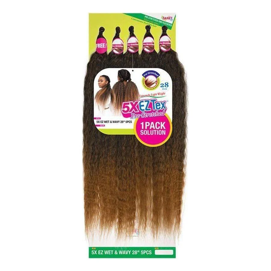 Janet Collection 5x EZ Wet & Wavy 28" Synthetic Hair - Image 2