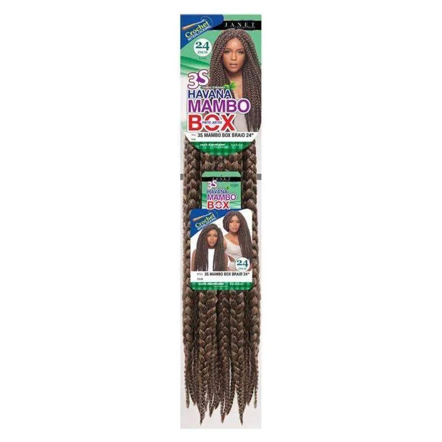 Janet Collection Havana Mambo Box Braid 24" - Three Strand Synthetic Hair - Image 2