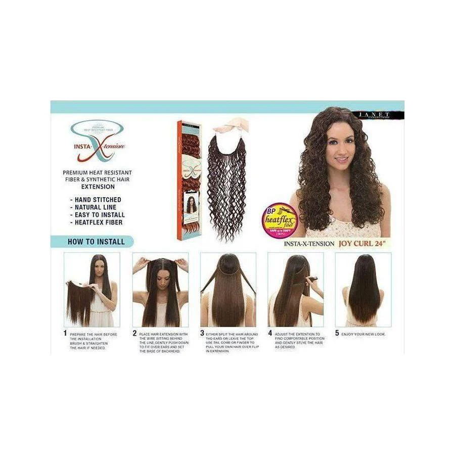 Janet Collection Insta-X-tension Joy Curl 24" Synthetic Hair - Image 3