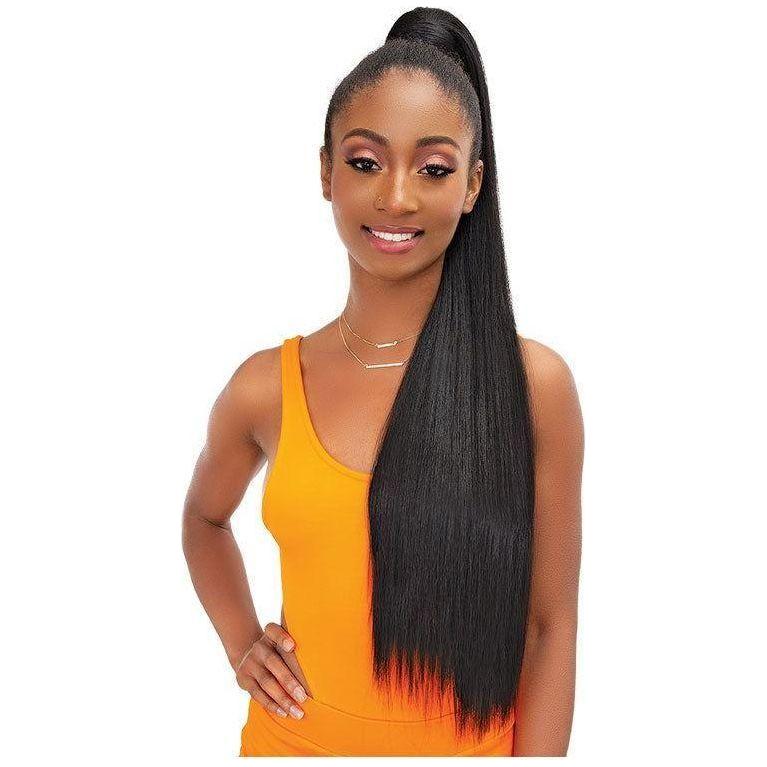 Janet Collection Snatch Wrap Yaky Ponytail Straight 32" - Kunsthaar