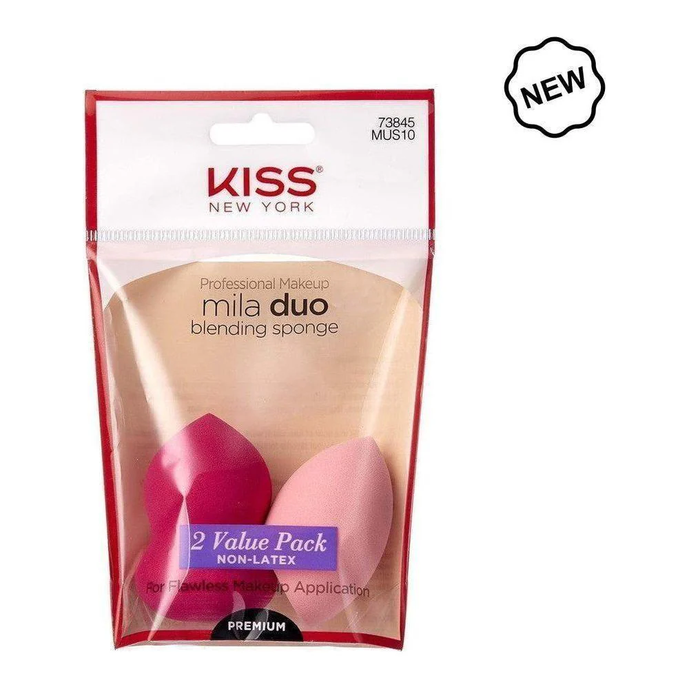 Kiss New York Professional Makeup Duo Blending Sponges - Image 2