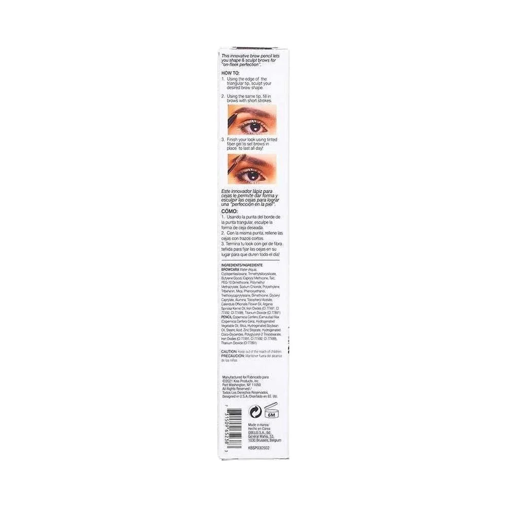 Kiss New York Top Brow Sculpting Pencil - Image 9