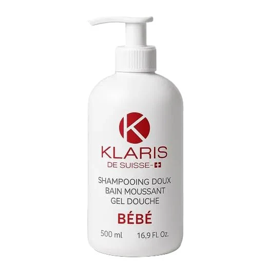 Klaris De Suisse Gentle Baby Shampoo & Shower Gel 500ml