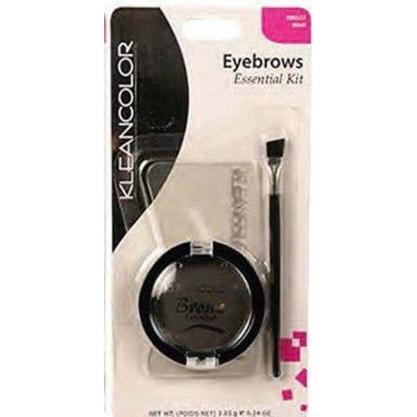 Kleancolor Eyebrow Kit Black/Medium Brown/Brown - Image 3