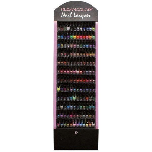 Kleancolor Nail Polish Floor Stand Display 144DZ, 20,8 x 175,26 x 45 cm