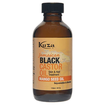 Kuza Jamaican Black Castor Oil Mango Seed Skin & Hair Treatment 4 Oz