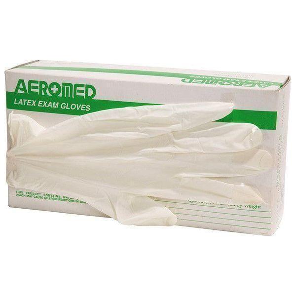 Latex Exam Hand Gloves 100pcs S\M\L