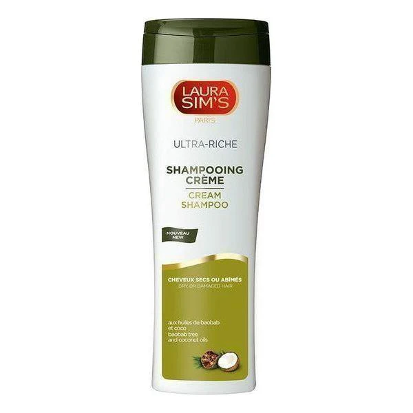 Laura Sim's Ultra Rich Cream Shampoo Baobab Tree and Cocount Oils 250ml