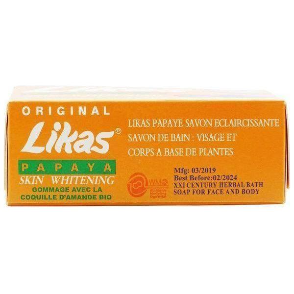 Likas Original Papaya Skin Whitening Soap 135g - Image 3