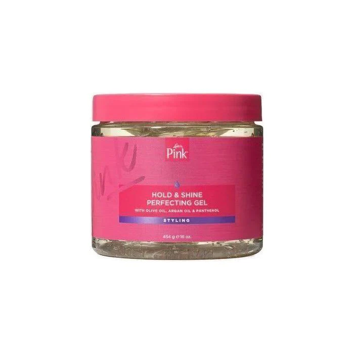 Luster's Pink Hold & Shine Perfecting Styling Gel 16oz
