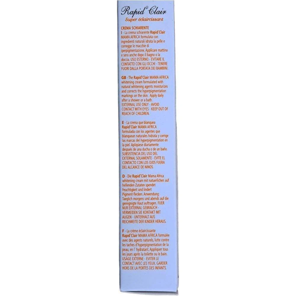 Mama Africa Rapid Clair Lightening Beauty Cream With Aloe Vera 60 ml - Image 3
