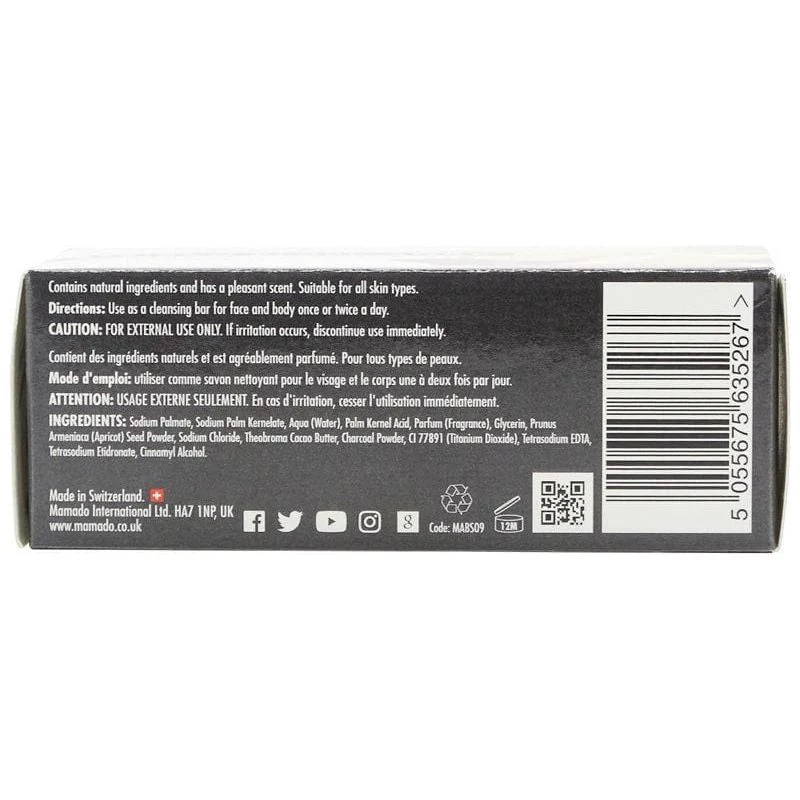 Mamado African Black Soap Infused with Cocoa Butter 200g - Image 3