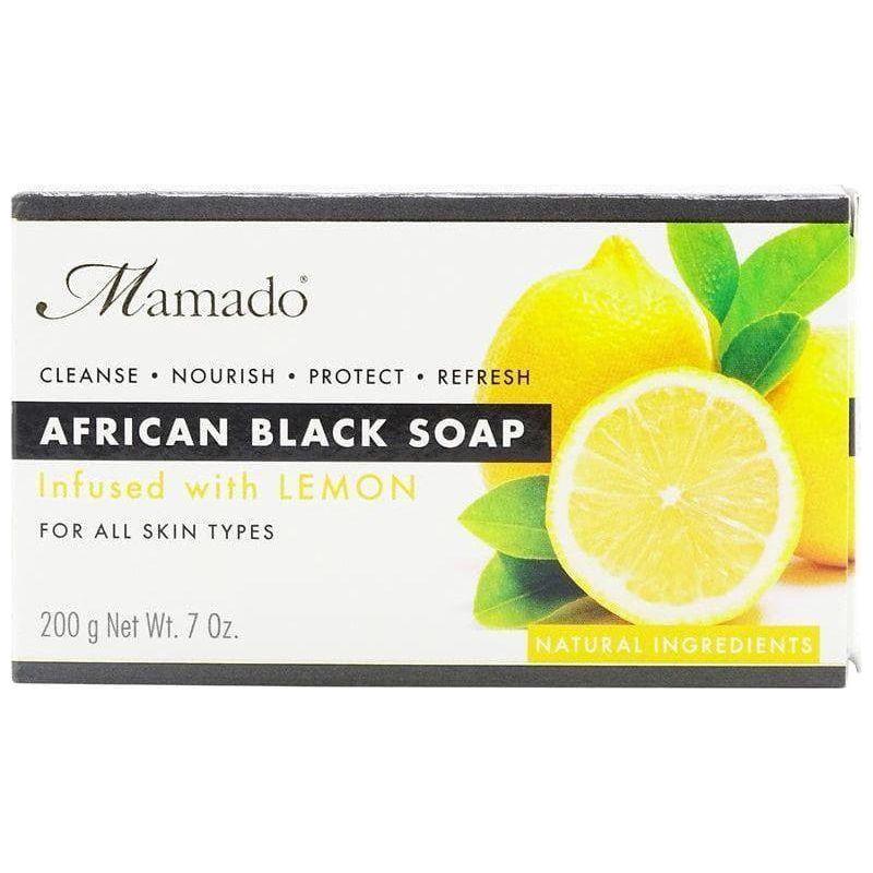 Mamado African Black Soap Infused with Lemon 200g
