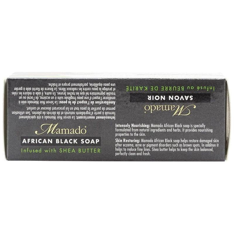 Mamado African Black Soap Infused with Shea Butter 200g - Image 2