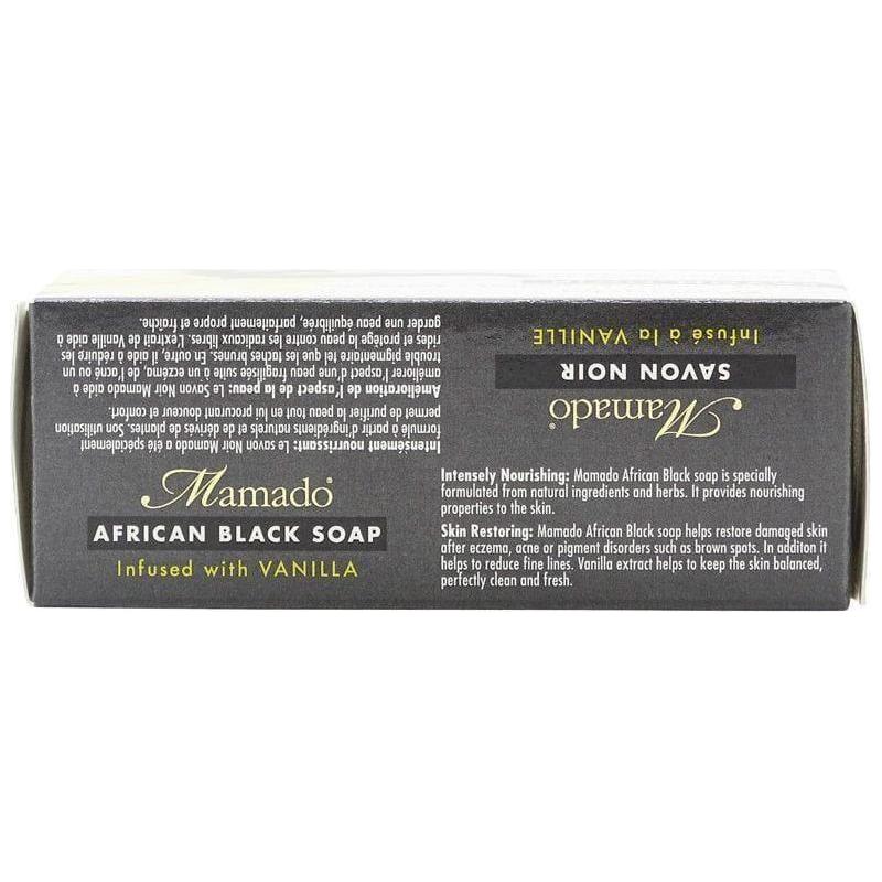 Mamado African Black Soap Infused with Vanilla 200g - Image 2