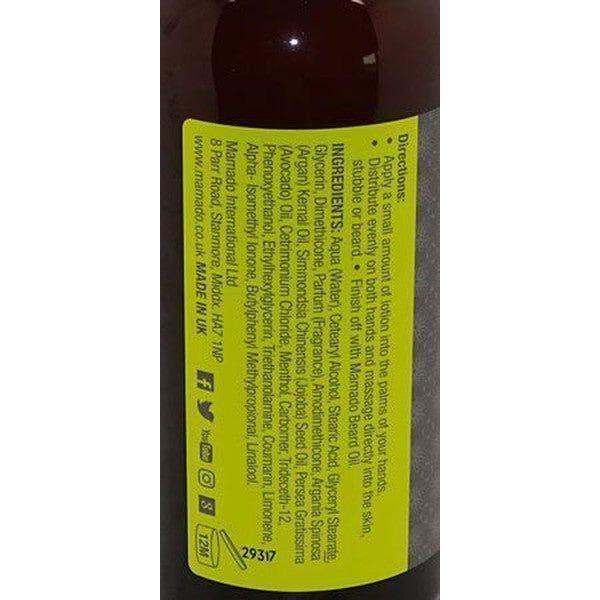 Mamado Conditioning Face & Beard Lotion 300ml - Image 2