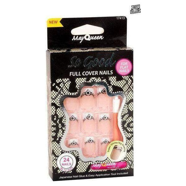 MayQueen So Good Full Cover Nails For Flat Nails 24psc - Image 3