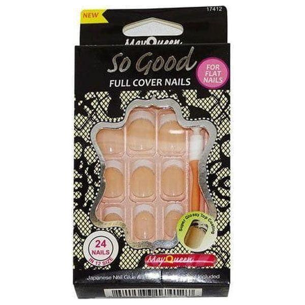 MayQueen So Good Full Cover Nails For Flat Nails 24psc - Image 4