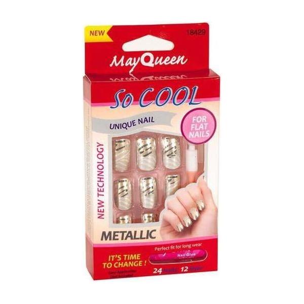 MayQueen Unique Nail Metallic For Flat Nails - Image 2