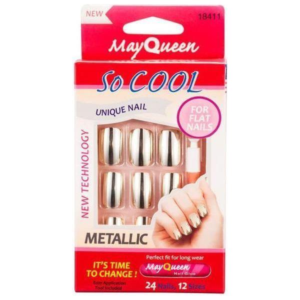 MayQueen Unique Nail Metallic For Flat Nails - Image 4
