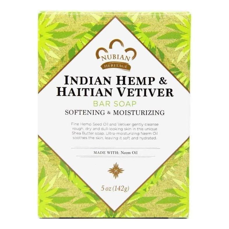 Nubian Indian Hemp & Haitian Vetiver Soap 142g