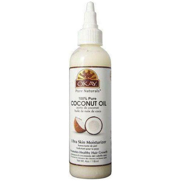 Okay 100% Pure Coconut Oil Ultra Sin Moisturizer Promotes Healthy Hair Growth 118ml