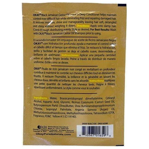 Okay Black Jamaican Castor Oil Leave-In Conditioner 44ml - Image 2