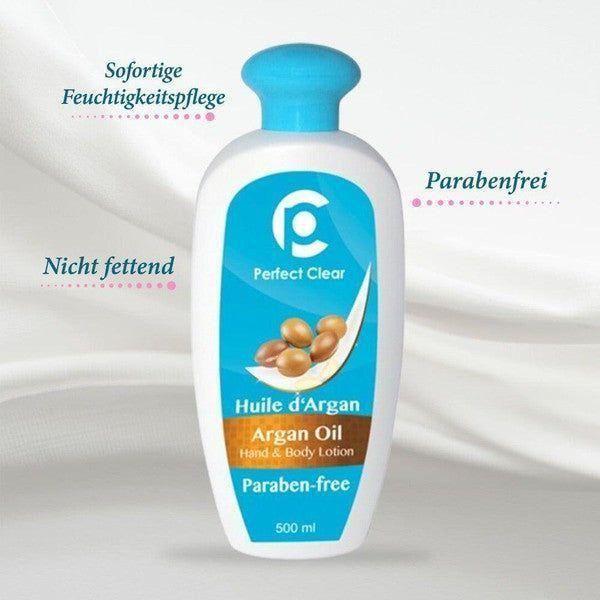 Perfect Clear Argan Oil Hand & Body Lotion, Paraben free 500ml - Image 3