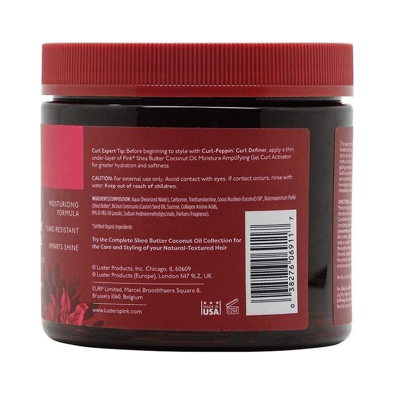 Pink Shea Butter Coconut Oil Curl - Poppin' Definning Gel 454g - Image 2
