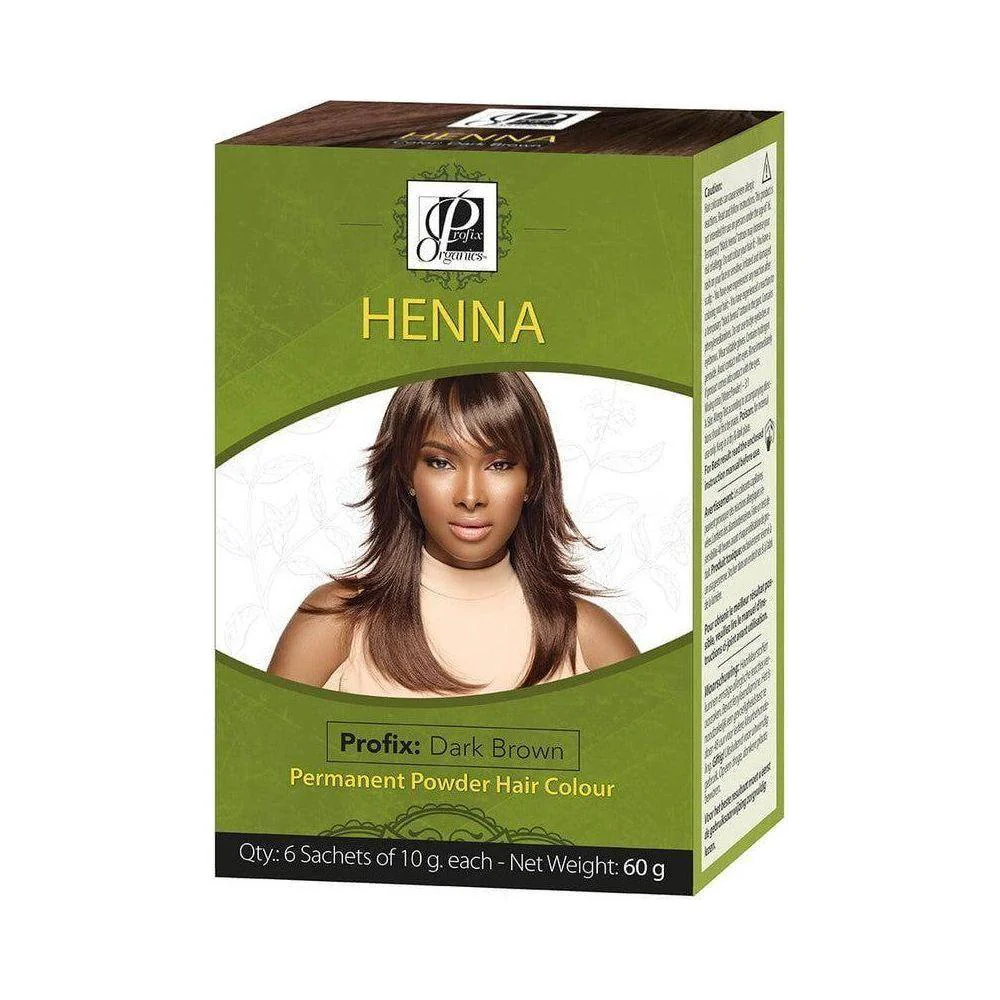 Profix Organics Henna Permanent Powder Hair Colour 60g - Image 12