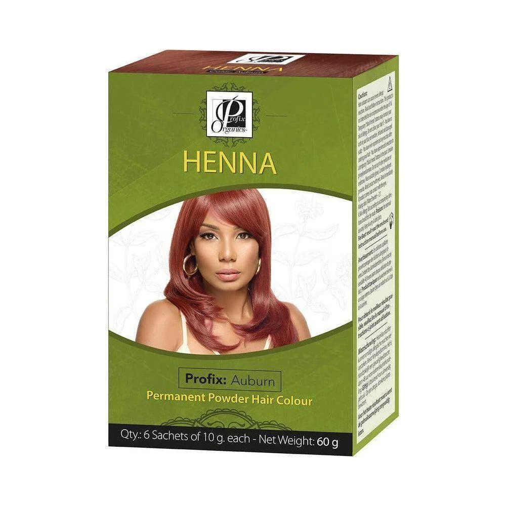 Profix Organics Henna Permanent Powder Hair Colour 60g - Image 13