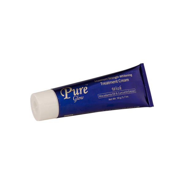 Pure Glow Maximum Strength Whitening Treatment Cream with Macadamia Oil & Curcumin Extract