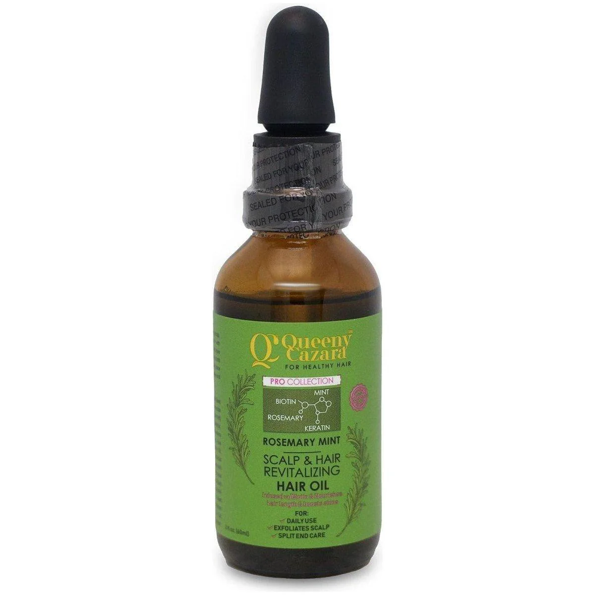 Queeny Cazara Rosemary Mint Sclap&Hair Revitalizing Hair Oil 60ml