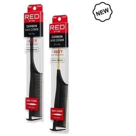 Red by Kiss Carbon Axe Pin/Rat Tail Side Comb - Image 2