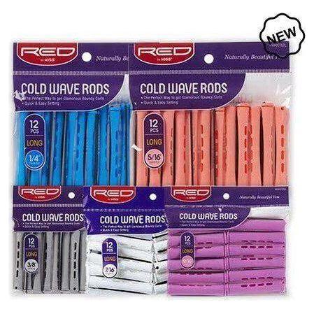Red by Kiss Cold Wave Rods Long 12Pcs