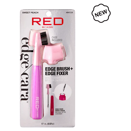 Red By Kiss Edge Cara Edge Brusher + Edge Fixer 3 in 1 Edge Control Styler 17ml - Image 2