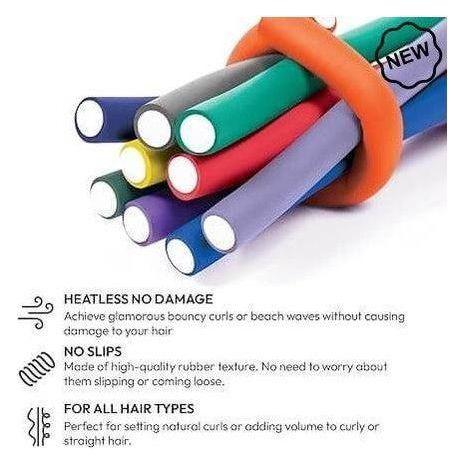 Red By Kiss Flexi Rods Hair Curlers - Image 3