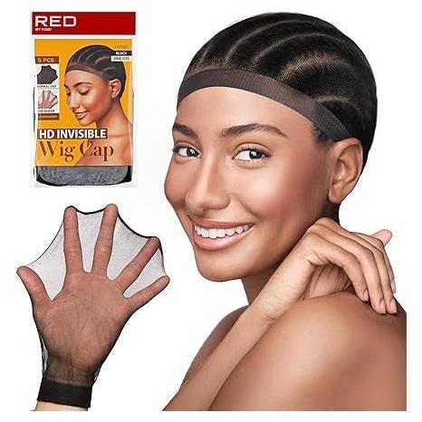 Red By Kiss HD Invisible Stocking Wig Cap 2pcs