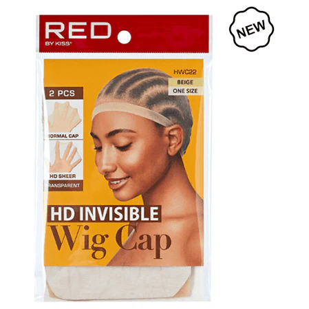 Red By Kiss HD Invisible Stocking Wig Cap 2pcs - Image 5