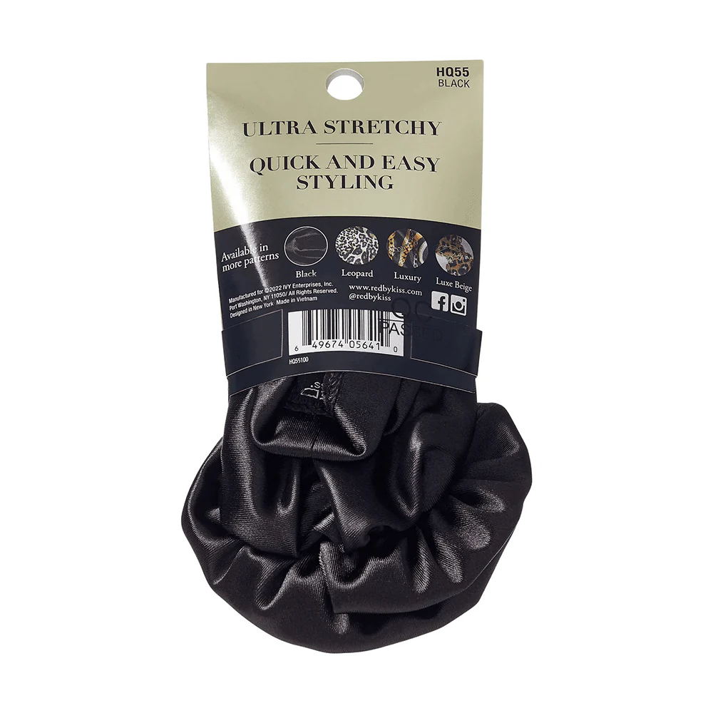 Red By Kiss Silky Luxe Keyshia Cole X Top Knot Turban - Black/Luxury - Image 3