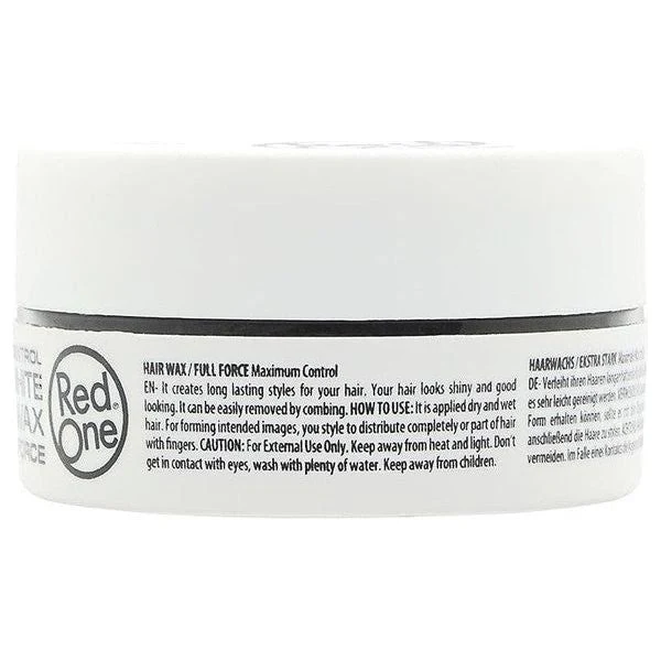 RED ONE Aqua Hair Wax  White 150ml - Image 2