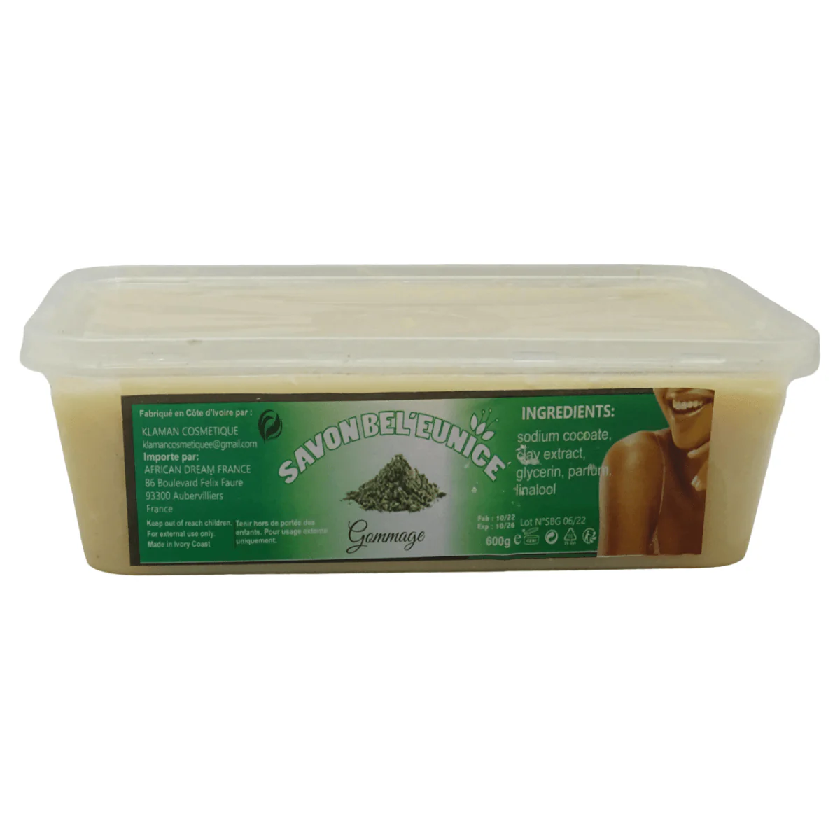 Savon Bel'eunice Gommage Body Soap 600g