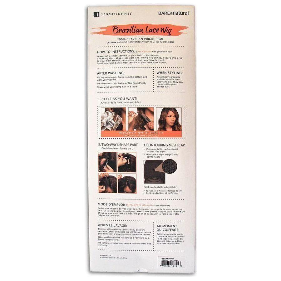 Bare&Natural Natural Bohemian Wig Human Hair - Image 3