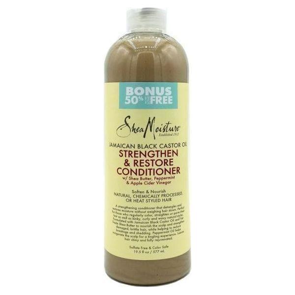 Shea Moisture Jamaican Black Castor Oil Strengthen & Restore Conditioner [BONUS 50% FREE] 577 ml