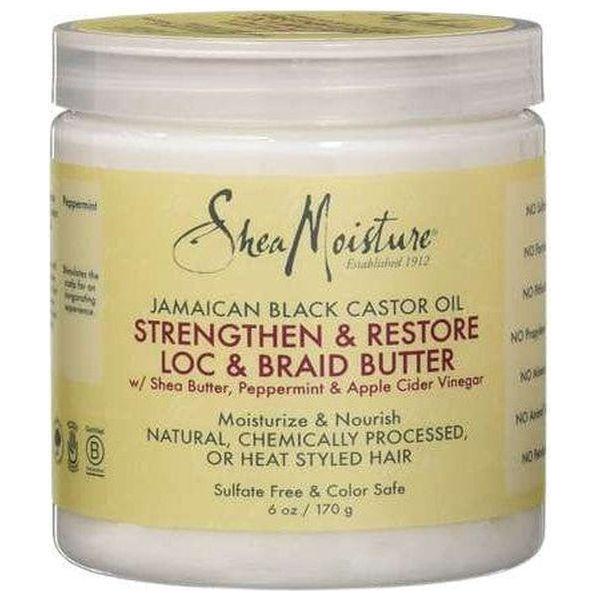 Shea Moisture Jamaican Black Castor Oil Strengthen & Restore Loc & Braid Butter 170g