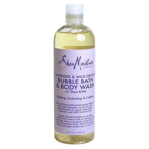 Shea Moisture Lavender & Wild Orchid Bubble Bath & Body Wash 473Ml