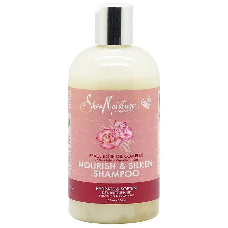 Shea Moisture Peace Rose Oil Complex Nourish & Silken Shampoo 384ml