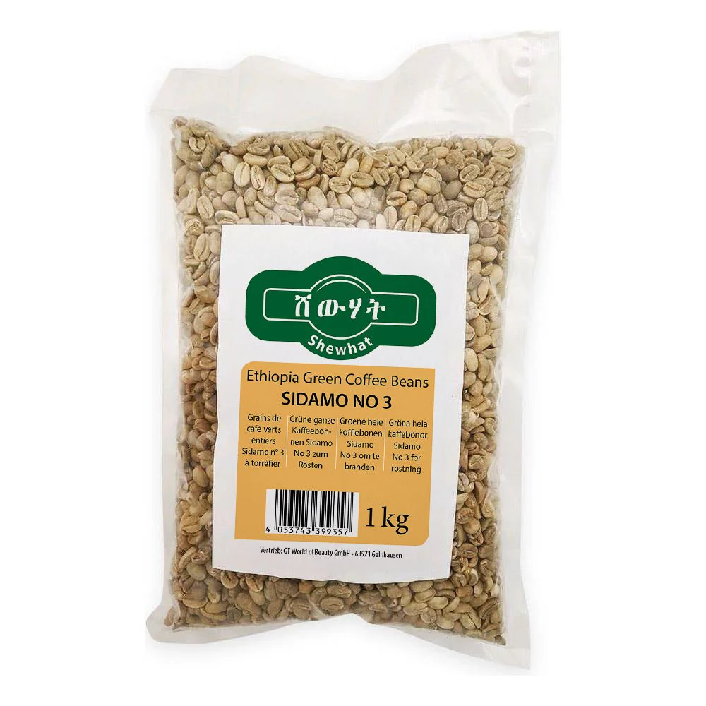 Shewhat Coffee Ethiopia Green SIDAMO NO 3 1kg